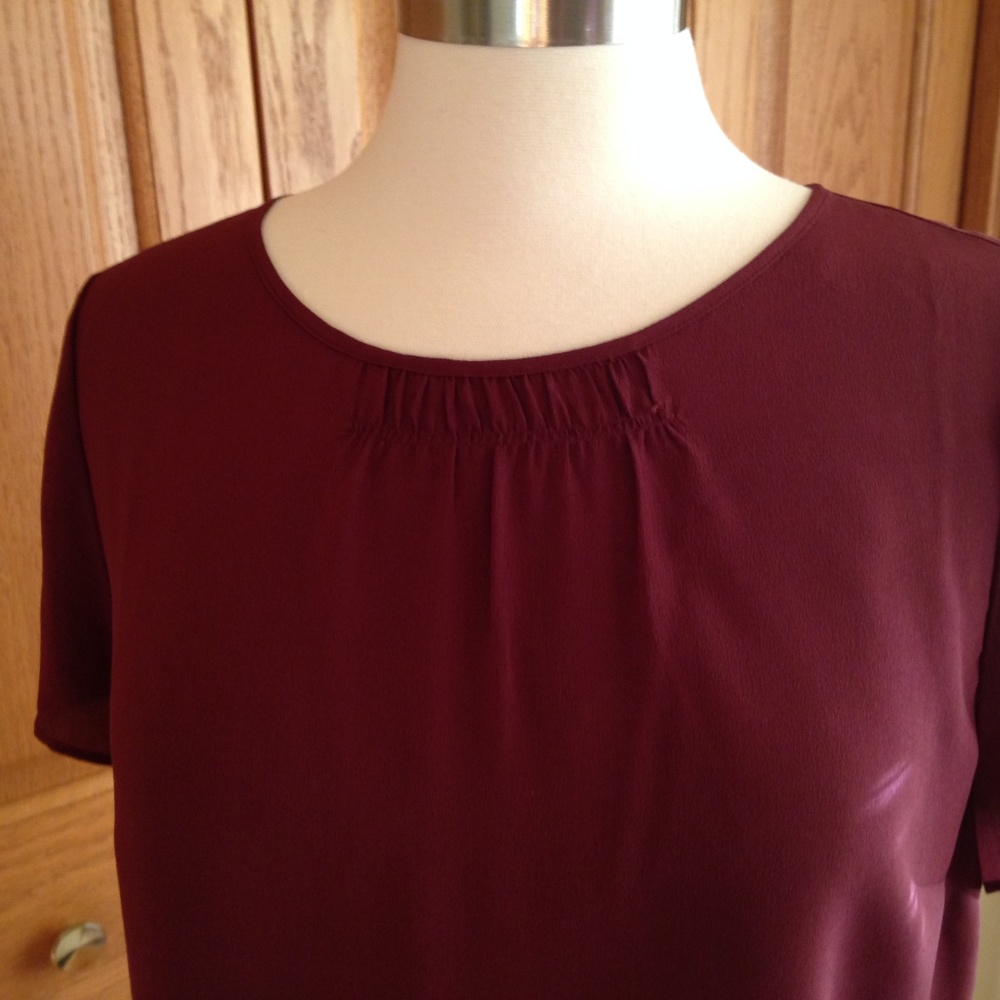 TALBOTS - Washable Silk Blouse - 38” Chest - NEW with Tag - Picture 3 of 5